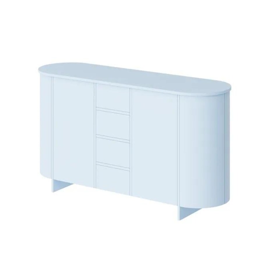 Komoda MEDUNO 163 2D4S niebieska