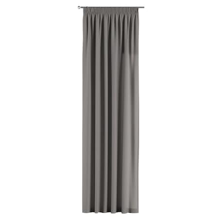 Zasłona na taśmie marszczącej 1 szt. 130x260 szary