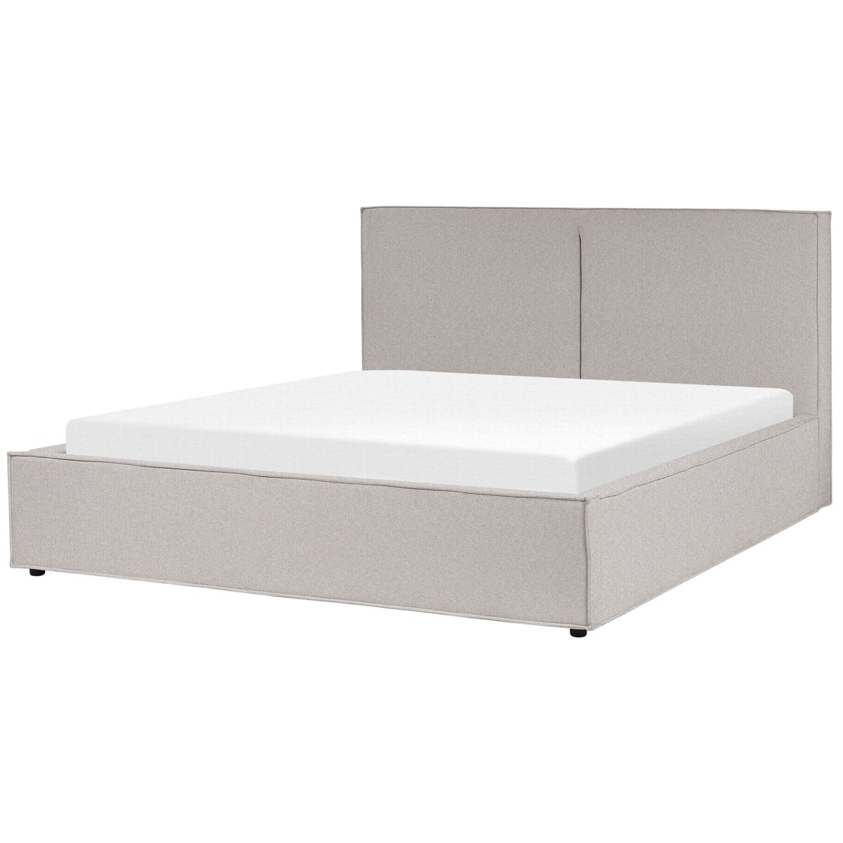 Łóżko z pojemnikiem MOISSAC 180 x 200 cm Jasnoszary