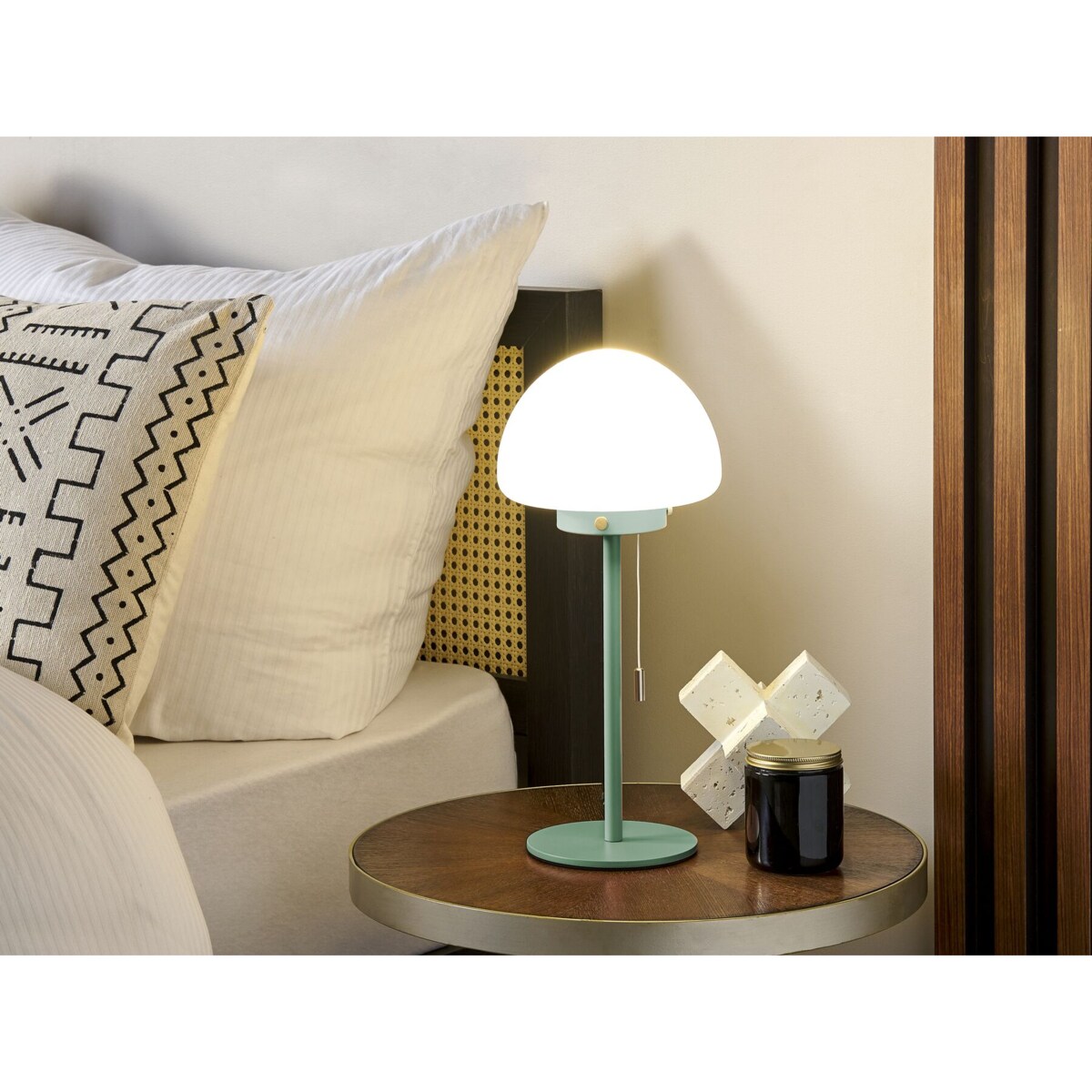 Lampa stołowa zielona MORUGA