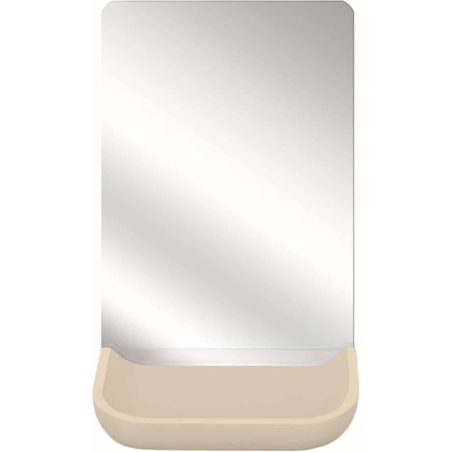 Kleine Wolke Tray 2w1 Lusterko kosmetyczne i organizer beż