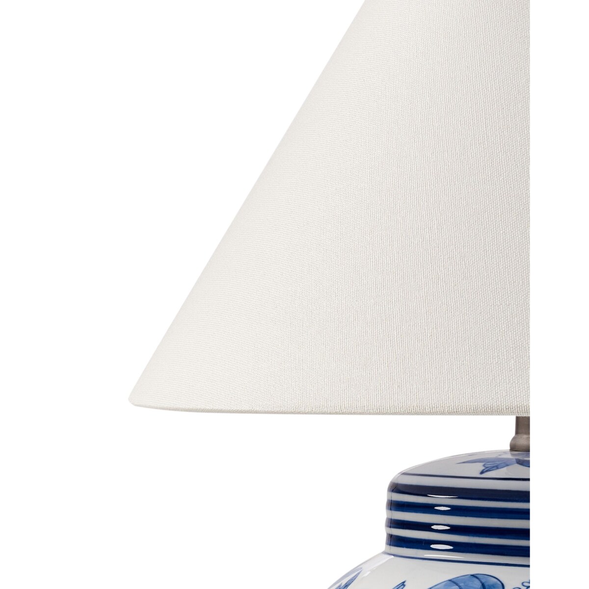 Lampa stołowa ARUNCA Porcelana Biały/ niebieski