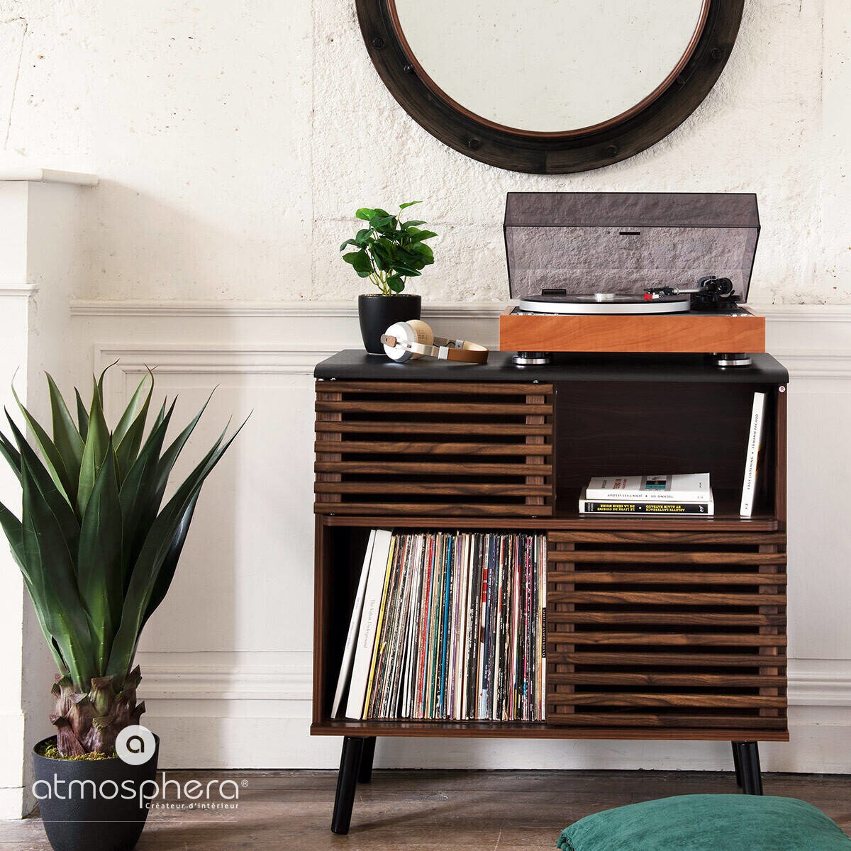 Kredens na nóżkach ASMAR, 80 x 39,5 x 77 cm