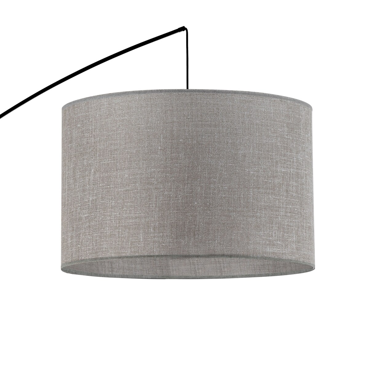 Lampa podłogowa TK Lighting MOBY GRAY 5487 szara E27 nowoczesna do salonu sypialni biura