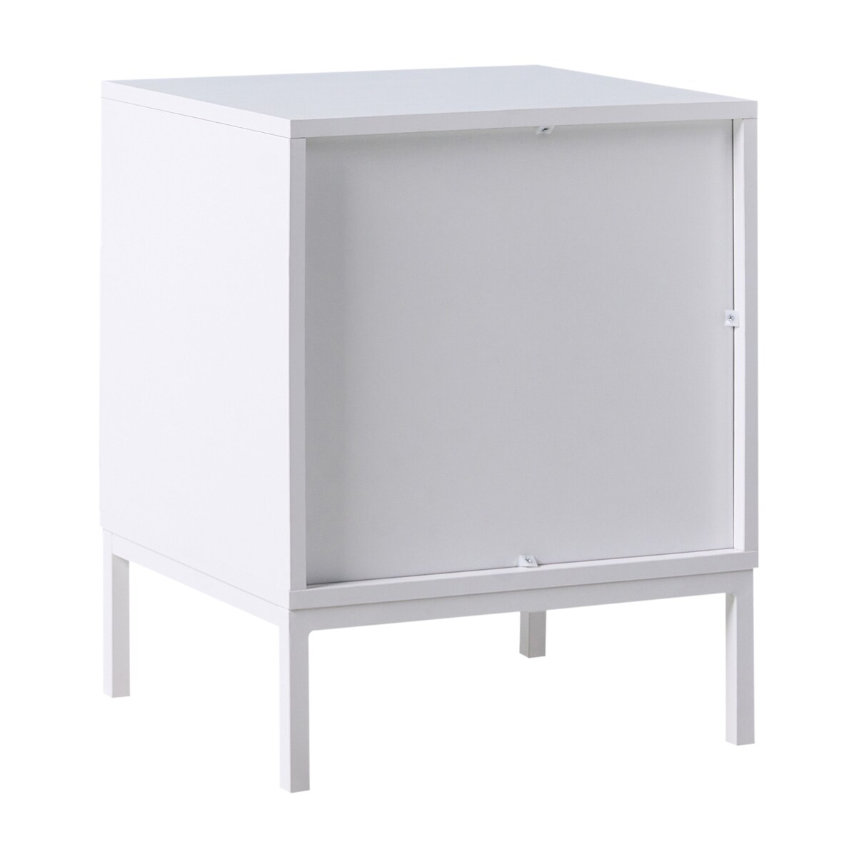Szafka nocna 2 szuflady ADELAIDE Biały