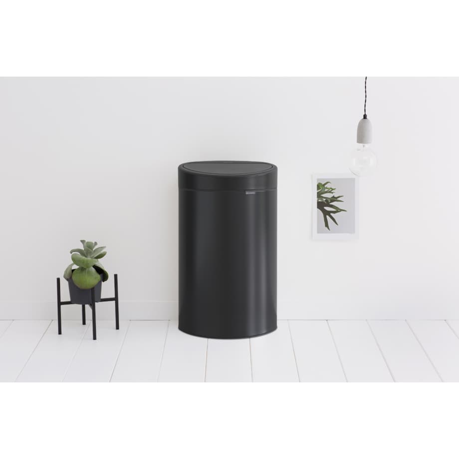 Kosz na śmieci Touch Bin New 40l mat czarny 114946