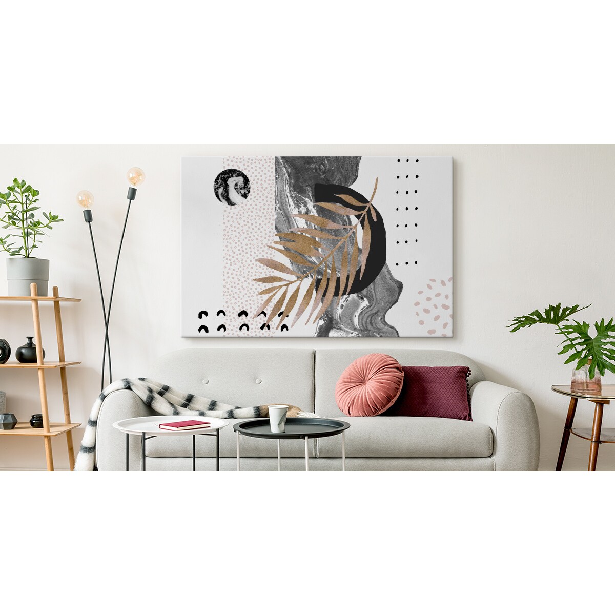 Obraz na płótnie minimalistyczny wzór 70x50cm