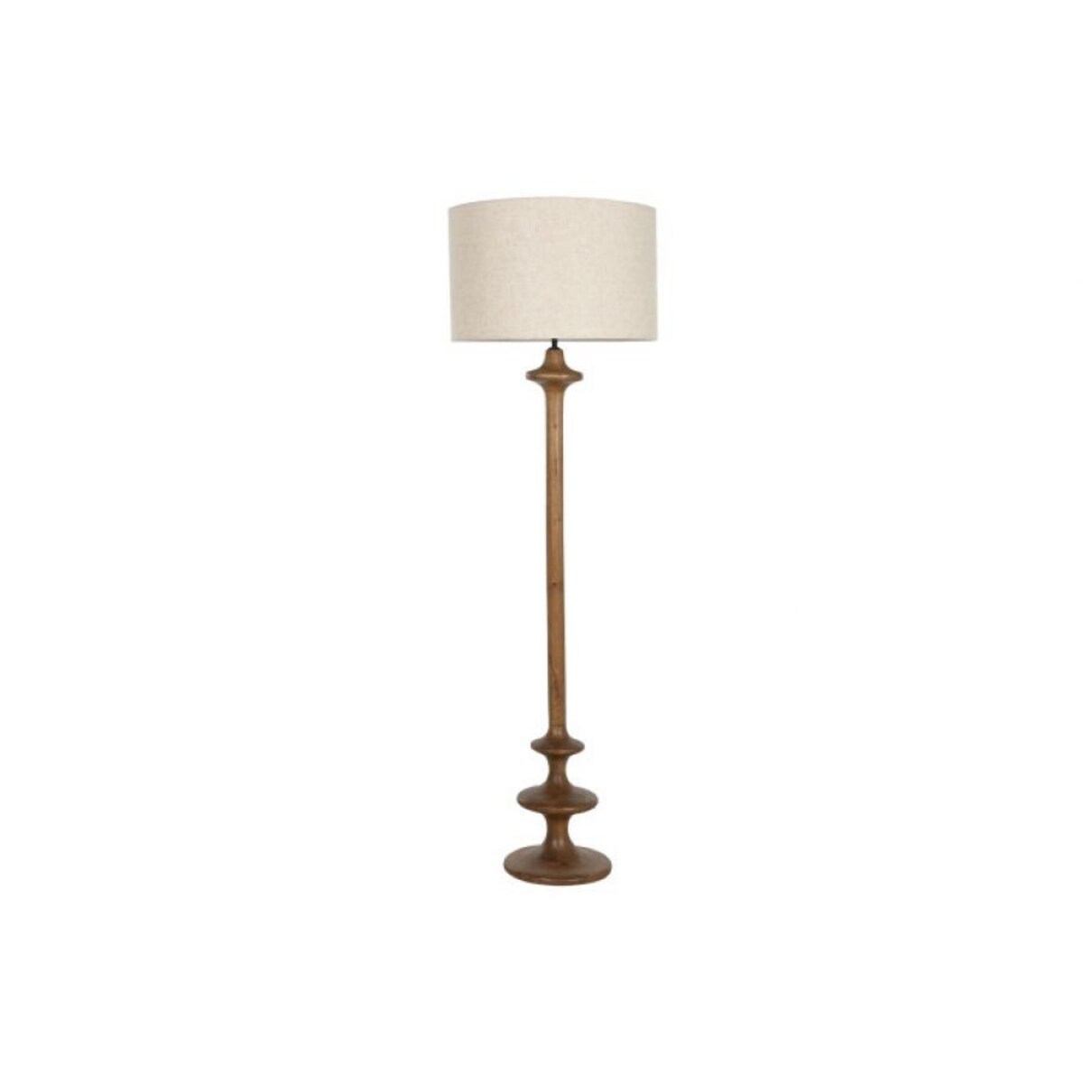 Lampa podłogowa 166x50 cm z drewna mango ANABELLA