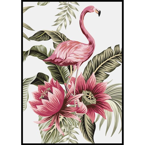 plakat flamingo graphic no 1 30x40 cm