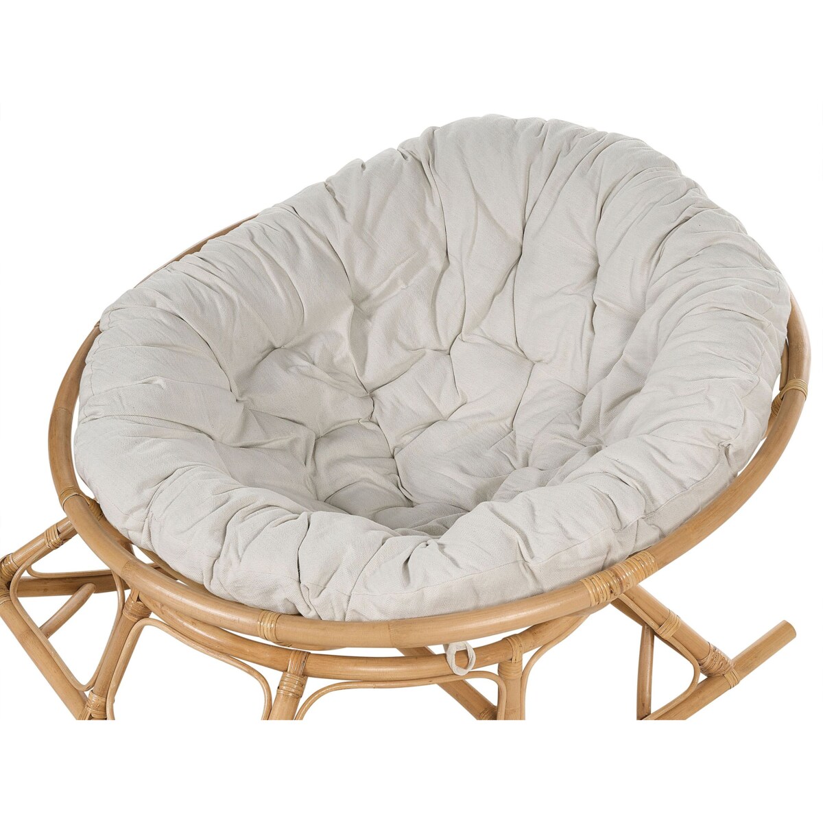 Poduszka na krzesło ogrodowe SALVO/ ORVIETO 127 x 127 cm Jasnobeżowy