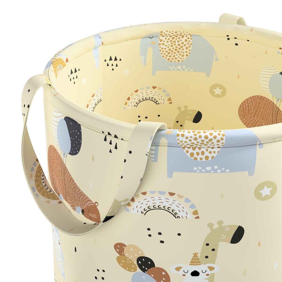 Kosz na zabawki Tobi, beżowy, 40x50cm, Magic Collection