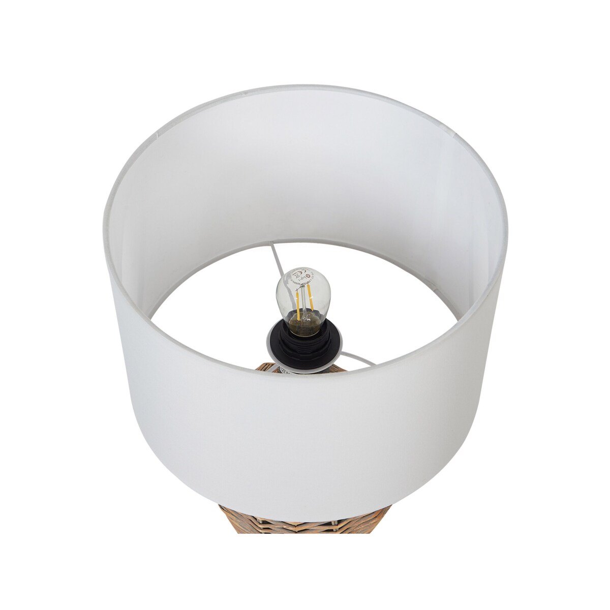 Lampa stołowa rattanowa jasna FURELOS