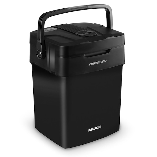 Lodówka turystyczna samochodowa Berdsen Icemax 29L czarna 12V/230V USB funkcja grzania
