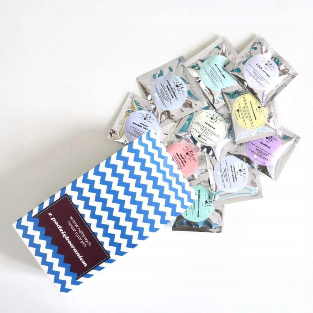 Dziękuję. Zestaw wysokogatunkowych sypanych herbat z podziękowaniem gift