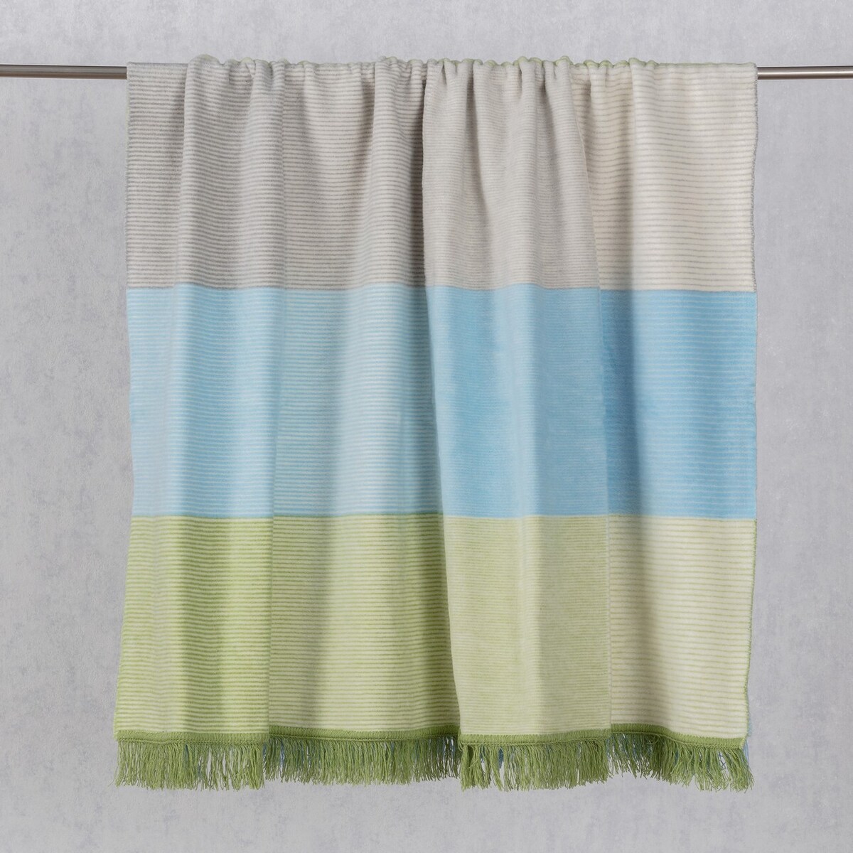 Koc Cosy Home 150x200cm Pastel Green&Blue, 150 x 200 cm