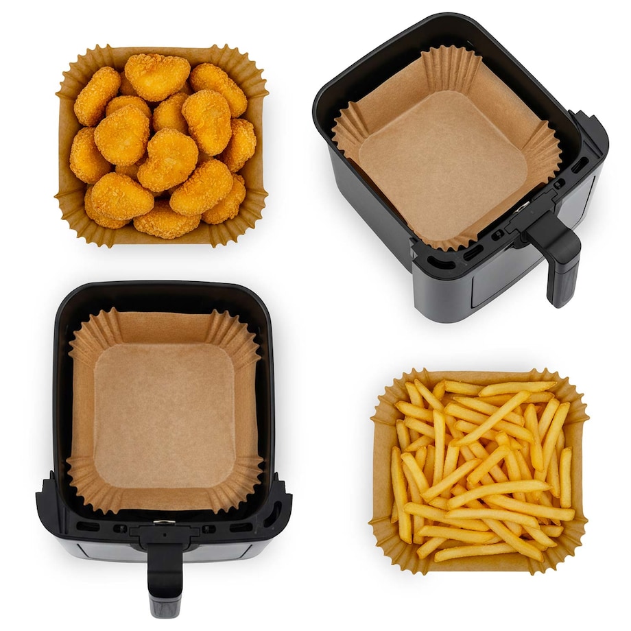 Papier do pieczenia Berdsen wkładki do frytkownicy 100 szt. 16 cm 364904