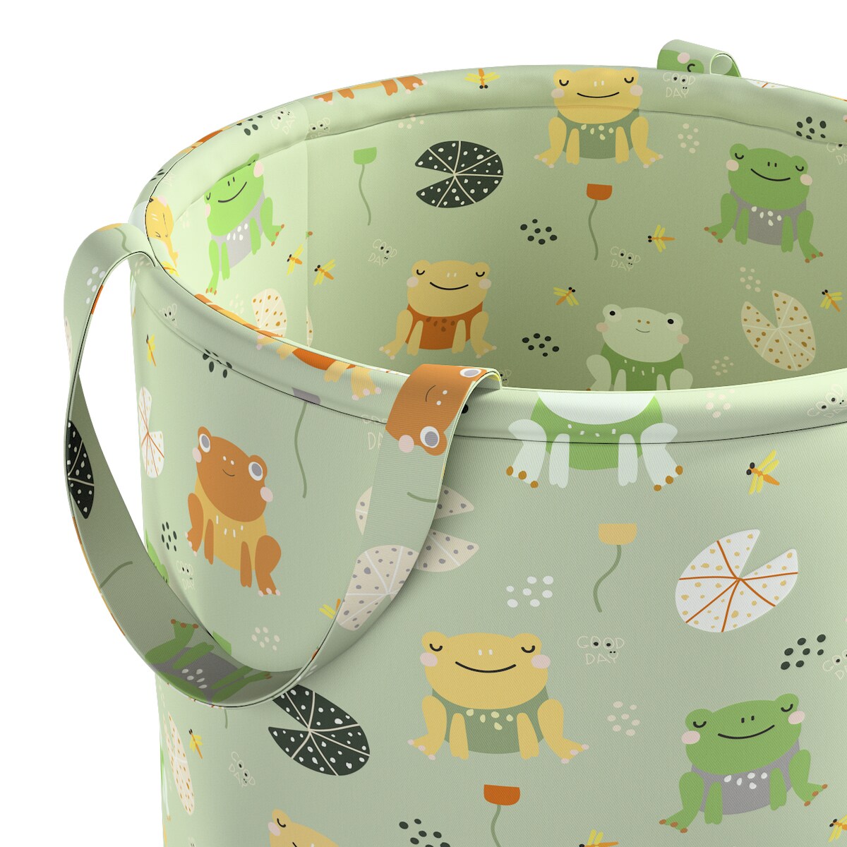 Kosz na zabawki Tobi, zielony, 40x50cm, Magic Collection