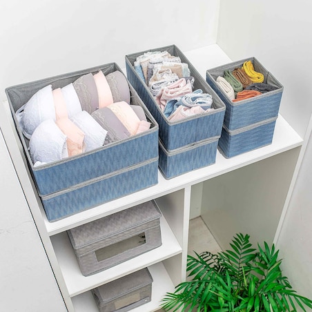 Organizer Do Szuflady Na Bieliznę Skarpetki 6 El.