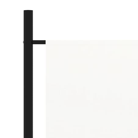 vidaXL Parawan pokojowy, biały, 175 x 180 cm, tkanina