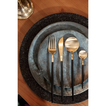 Talerz ozdobny z brokatem, Ø 33 cm