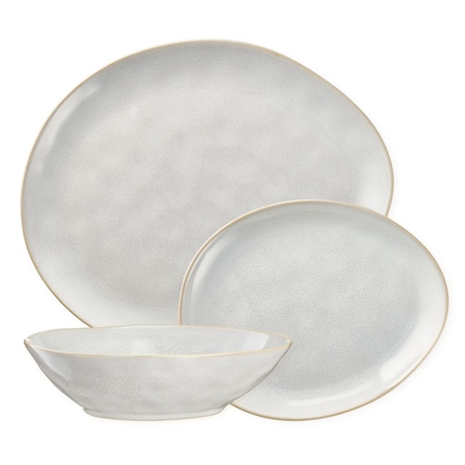 VILLA ITALIA Komplet talerzy obiadowych kamionkowych na 6 osób NORDEN