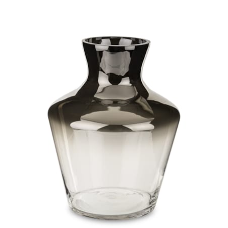 Wazon szklany srebrny 26x20x20 cm ARGENTO-3