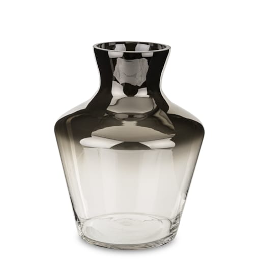 Wazon szklany srebrny 26x20x20 cm ARGENTO-3