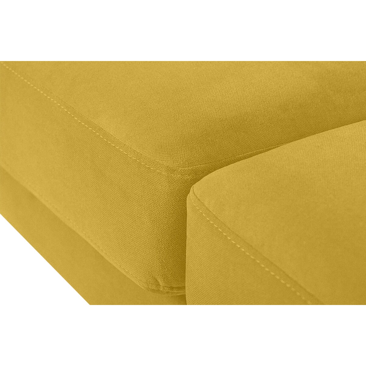 KONSIMO TAGIO Narożnik skandynawski, żółty, lewy