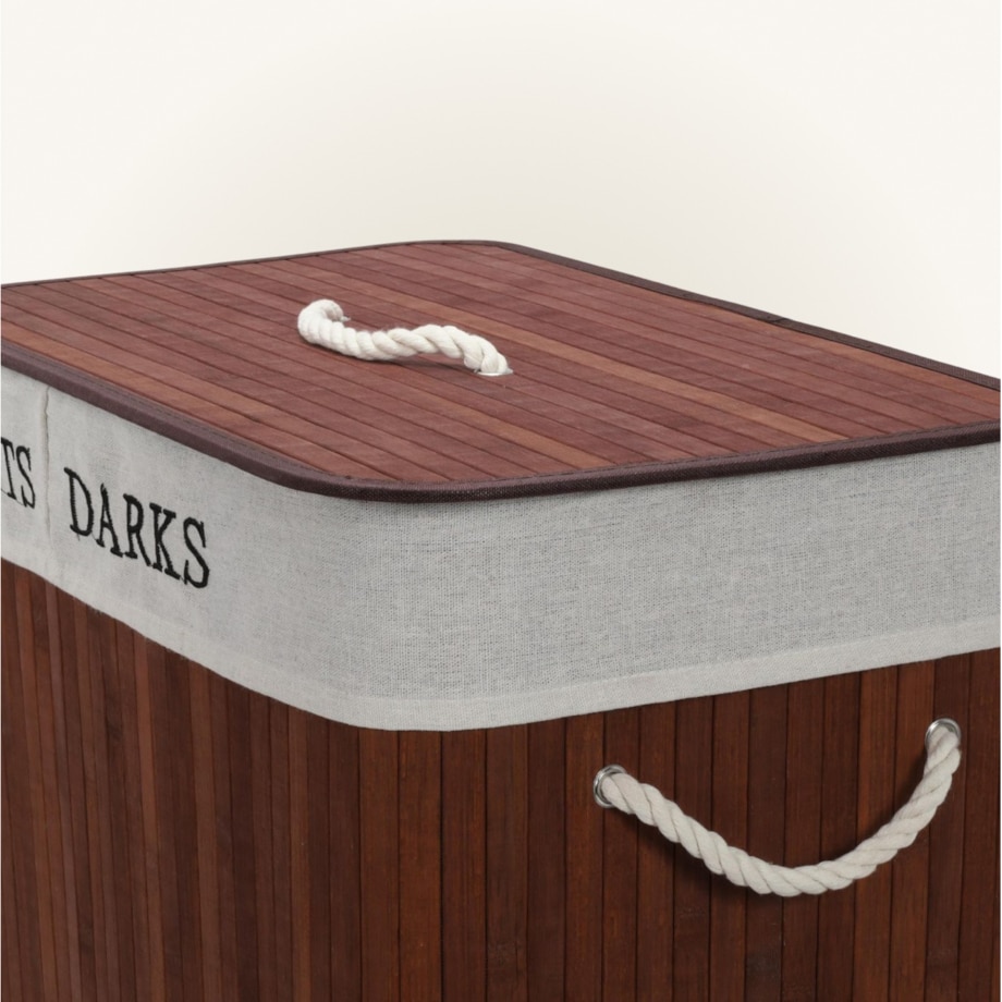 Kosz na pranie 60x52x32 cm LIGHTS DARKS