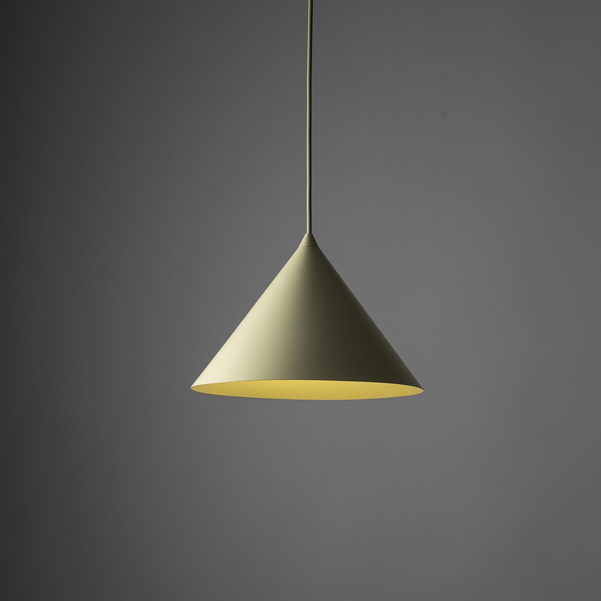 Lampa wisząca TK Lighting CONO M Pistacjowa 1xE27 loftowa regulowana wysokość 11418