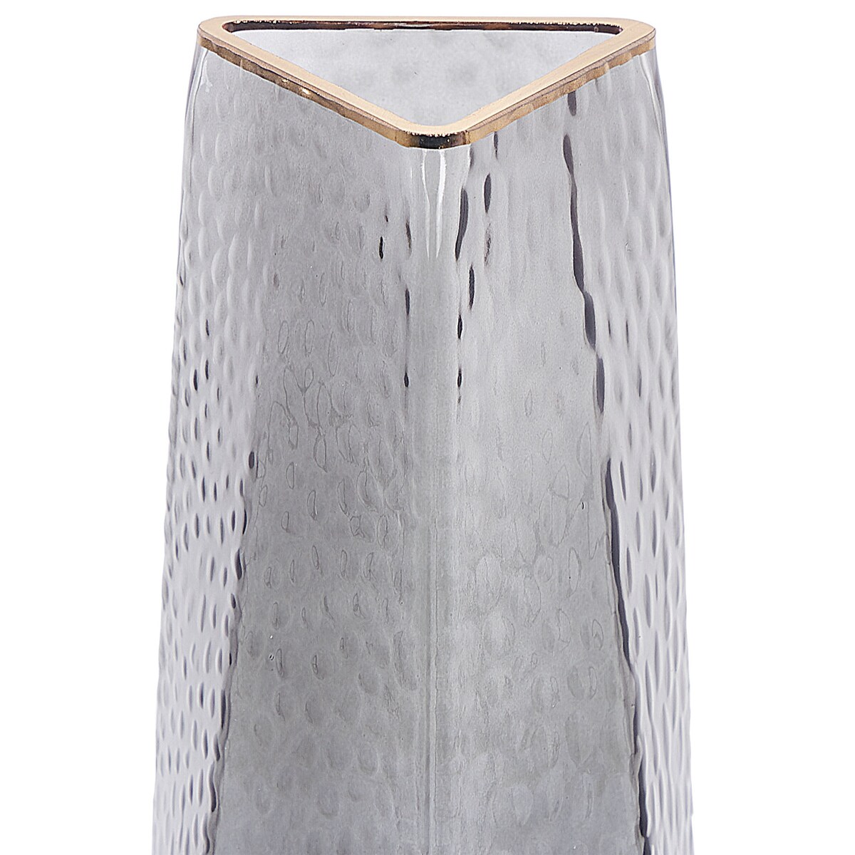 Wazon na kwiaty LILAIA Szkło 27 cm Szary