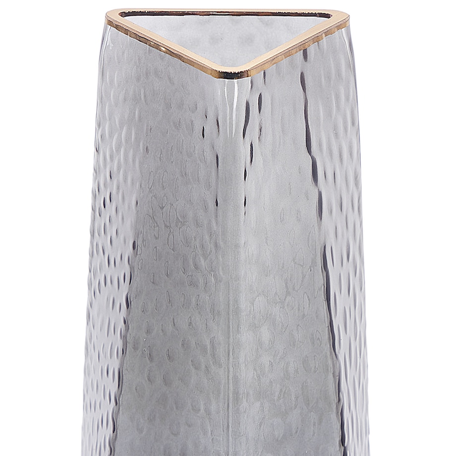 Wazon na kwiaty LILAIA Szkło 27 cm Szary