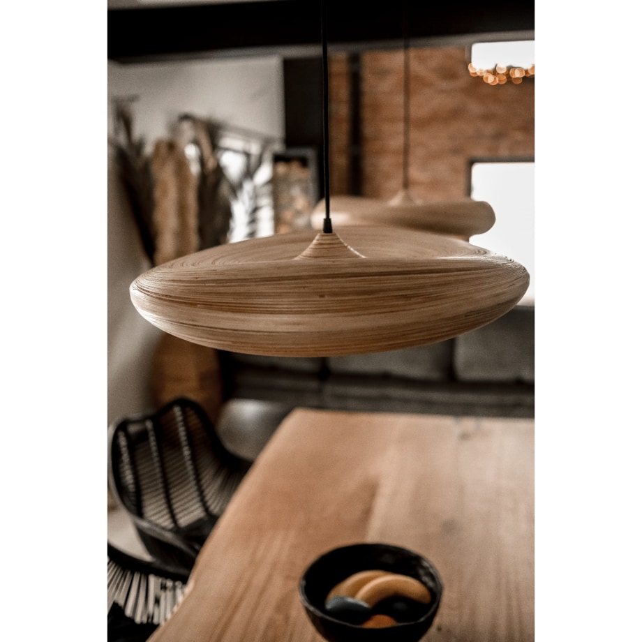 Lampa wisząca bambusowa Stella M 40 cm Monnarita