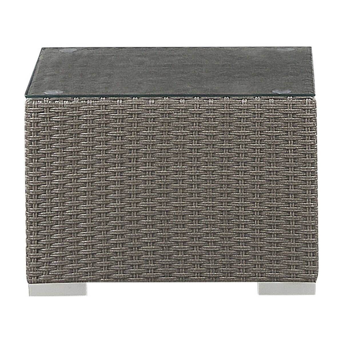 Zestaw ogrodowy z technorattanu 8-osobowy brązowy MAESTRO II