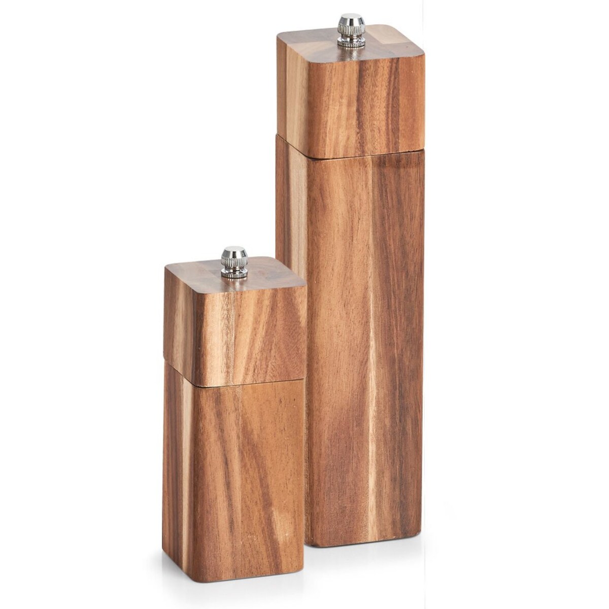Młynek do soli i pieprzu ręczny, 21 x 5 cm, drewno akacjowe, ZELLER