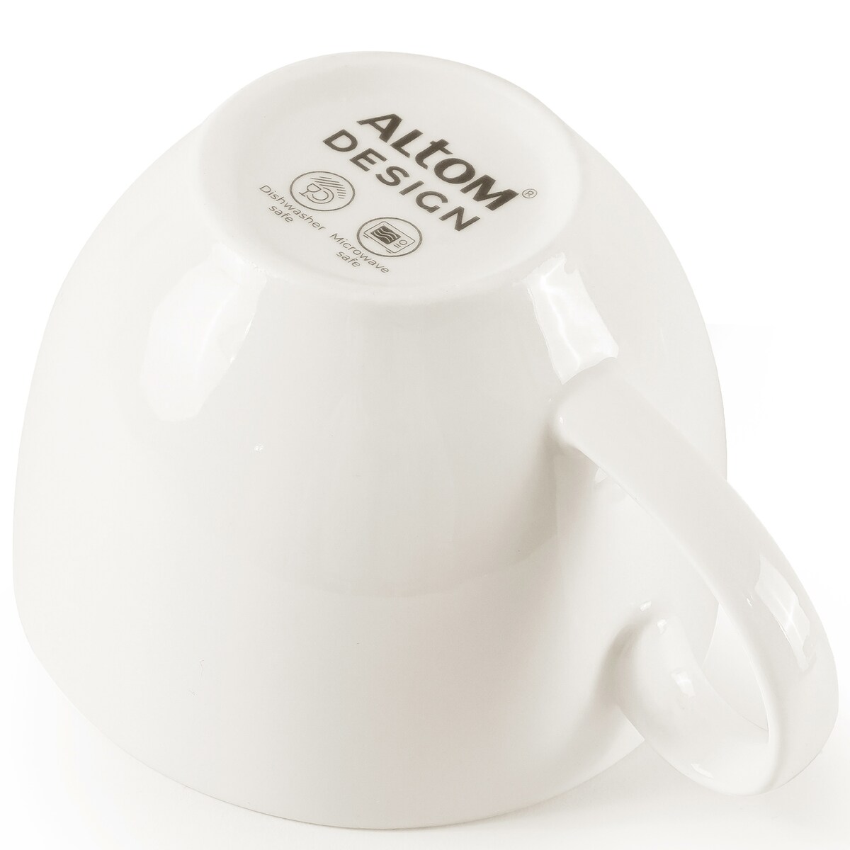 KONSIMO AD BELLA, Zestaw kawowy 6 os. (18 el.), kolor ecru