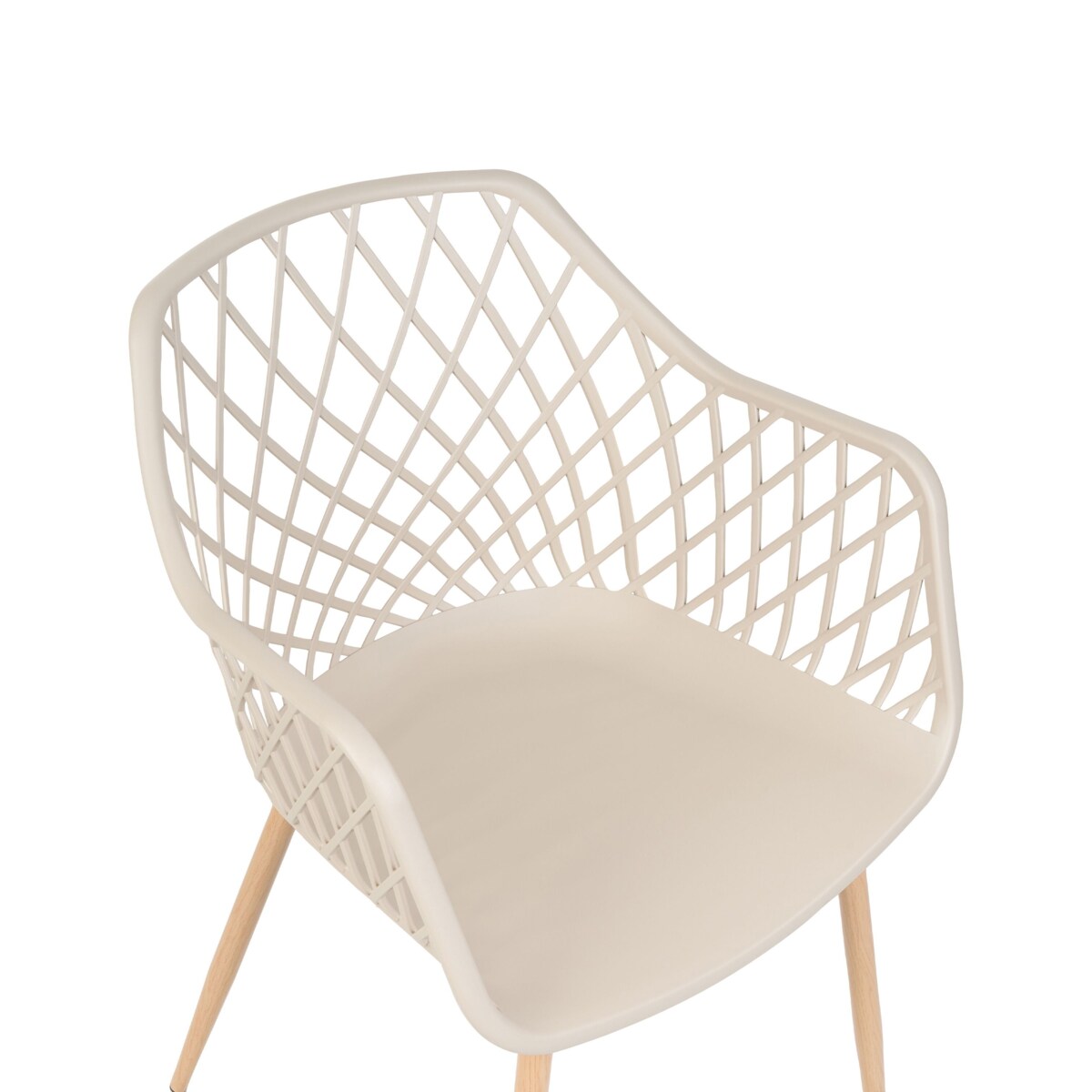 Zestaw 2 krzeseł do jadalni NASHUA Beżowy