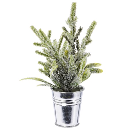 Roślina Sztuczna Choinka W Doniczce Świąteczna