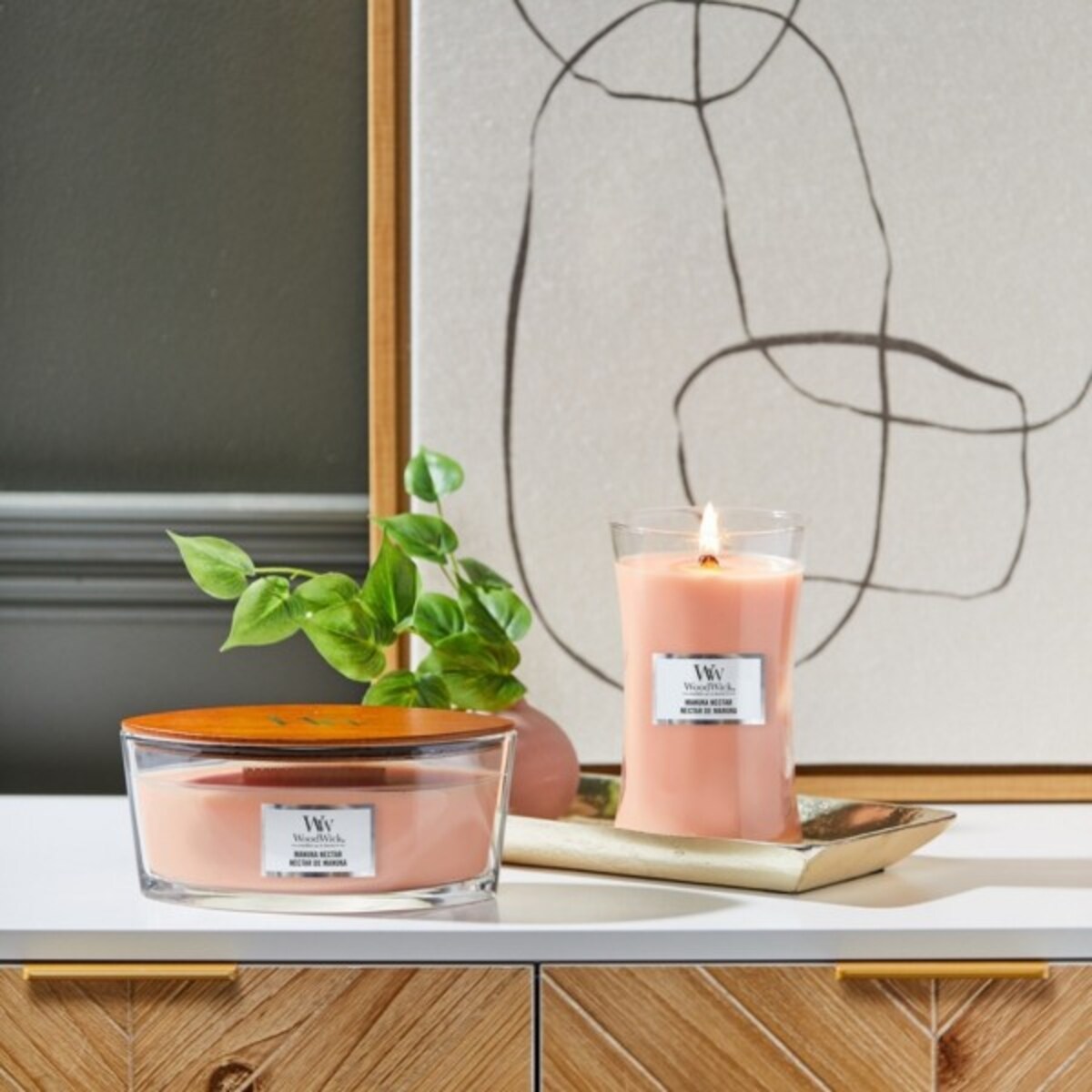 WoodWick świeca duża MANUKA NECTAR