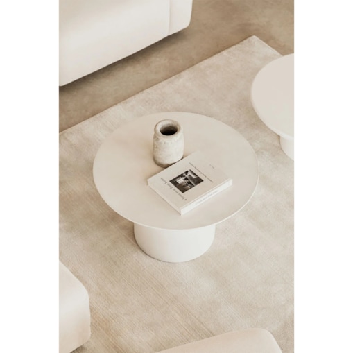 Dywan prostokątny z poliestru Daroca, 200x300 cm, kremowo-beżowy