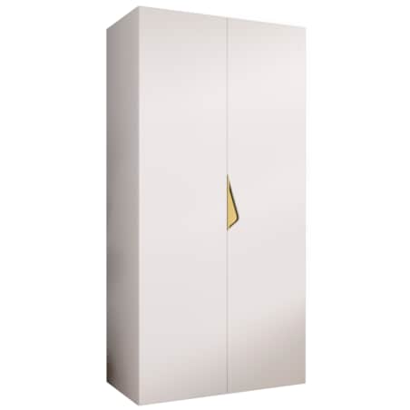 Szafa uchylna Sandi 1 100 wys 202 cm Biały + u Złoty
