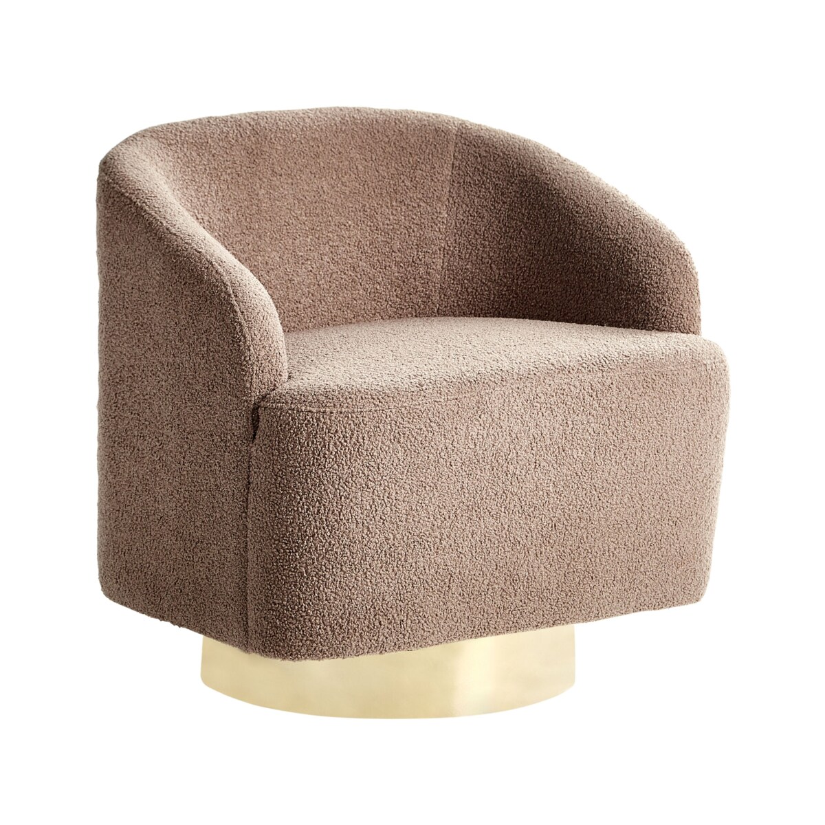 Fotel LAVIK Tkanina Brązowy