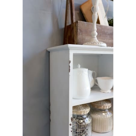 Szafka wisząca drewniana postarzana Chic