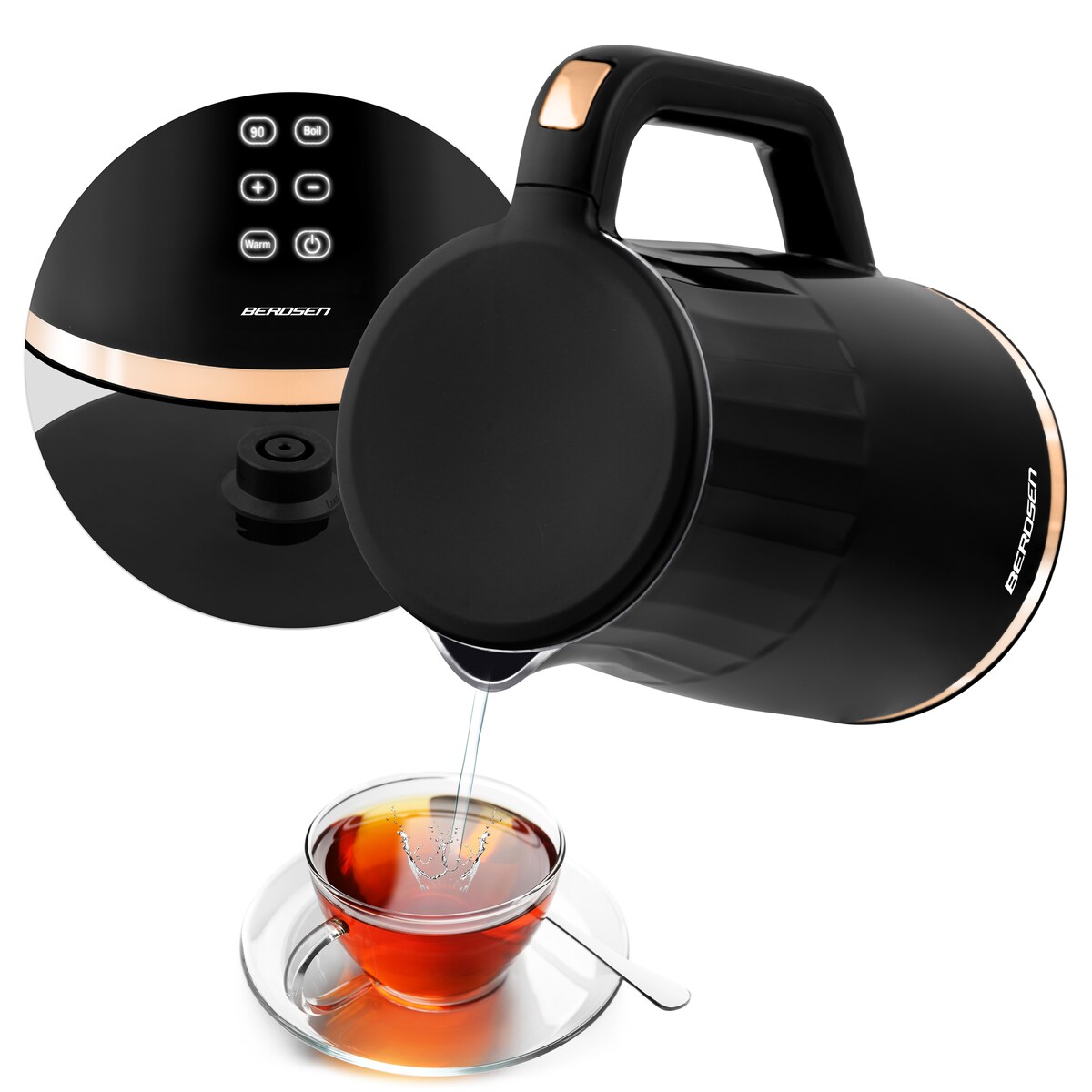 Czajnik elektryczny 2200w panel dotykowy 1,7l Berdsen