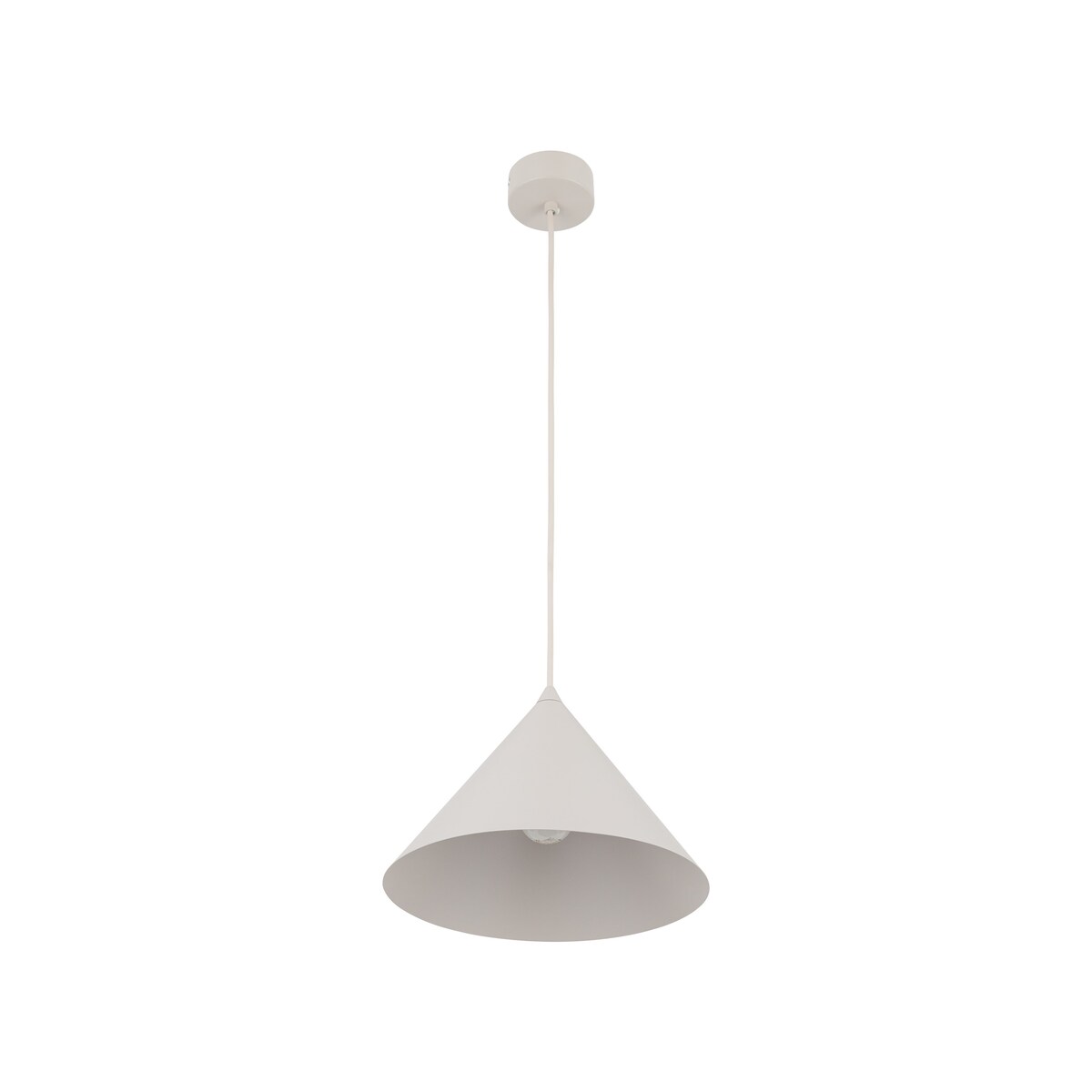 Lampa wisząca TK Lighting CONO M kaszmir/beż E27 regulowana wysokość do 155 cm