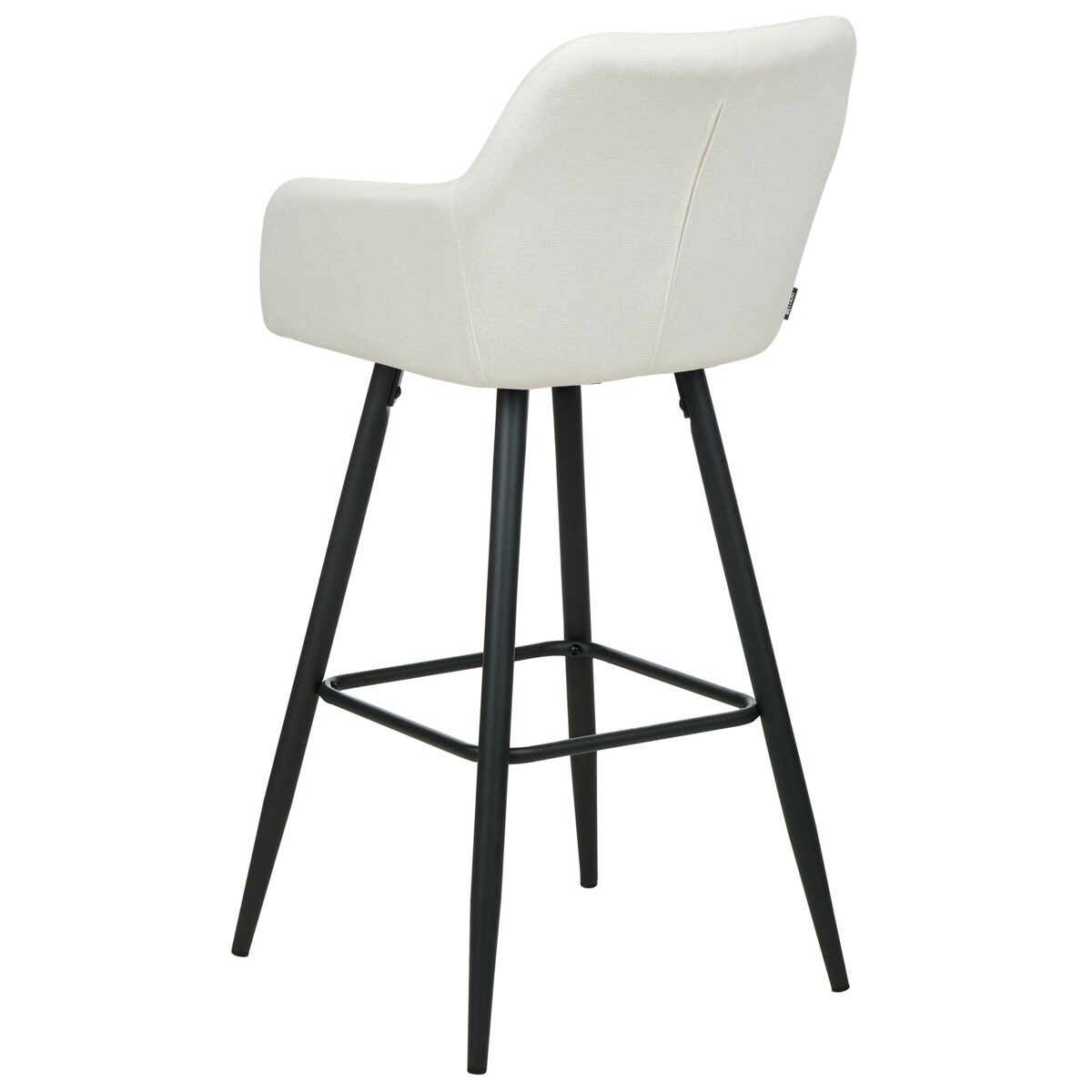 Zestaw 2 krzeseł barowych złamana biel CASMALIA