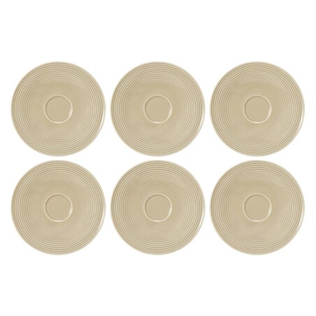 SELTMANN BEAT COLOR GLAZE Zestaw 6 spodków 16.5 cm