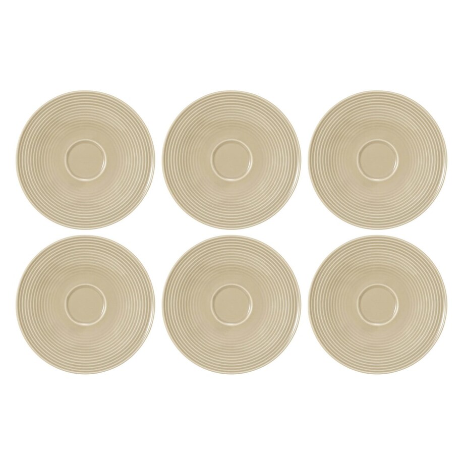 SELTMANN BEAT COLOR GLAZE Zestaw 6 spodków 16.5 cm