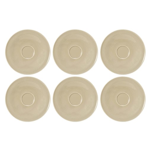 SELTMANN BEAT COLOR GLAZE Zestaw 6 spodków 16.5 cm