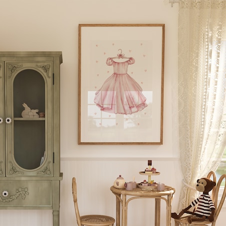 Plakat dla dzieci Sukienka 20x30